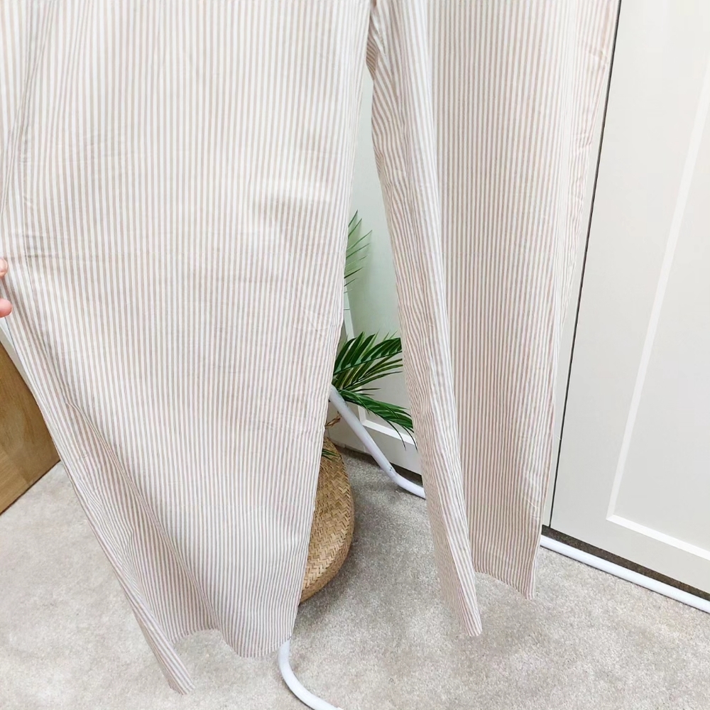 PrettyLittleThing pin striped wide leg trousers size 8 BNWT - Picture 8 of 9